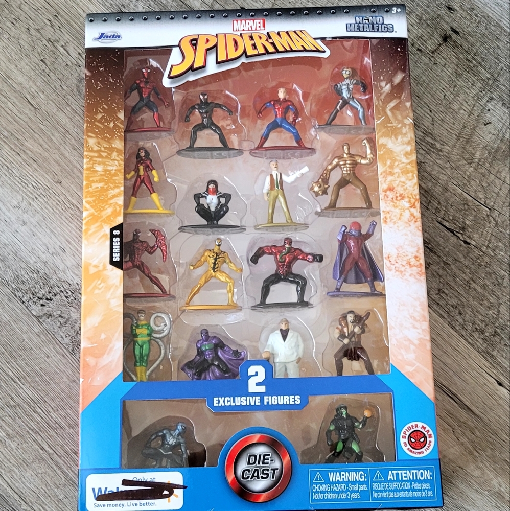 Marvel Spider-man die-cast figures